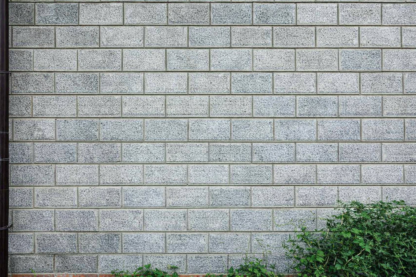 Concrete block walls